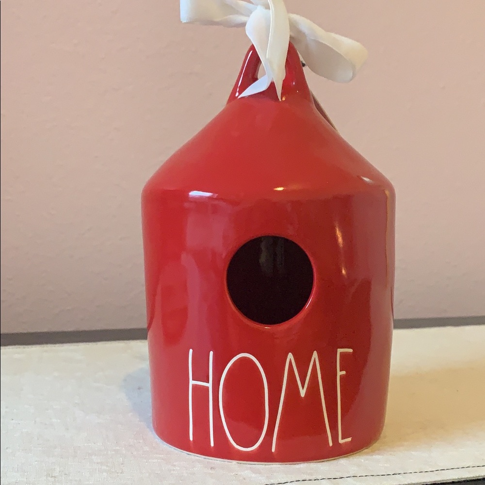 Red Rae Dunn decor